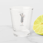 Personalisierter Abschluss (8) Schnapsglas (Rückseite)