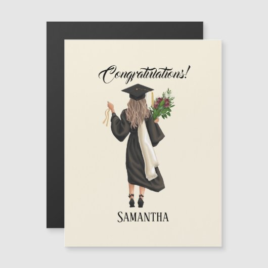 Personalisierter Abschluss (9) Magnetkarte (Vorne/Hinten)