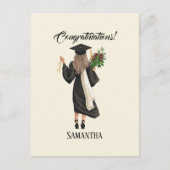 Personalisierter Abschluss (9) Postkarte (Vorderseite)