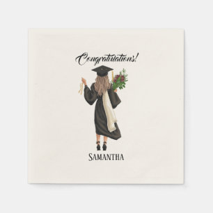 Personalisierter Abschluss (9) Serviette
