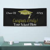 Personalisierter Abschluss-Banner- 2.5'x6' Banner (Messe)