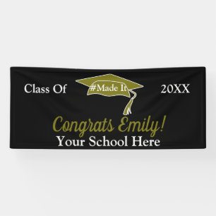 Personalisierter Abschluss-Banner- 2.5'x6' Banner
