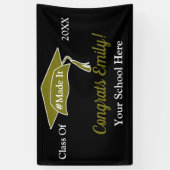 Personalisierter Abschluss-Banner Banner (Vertikal)