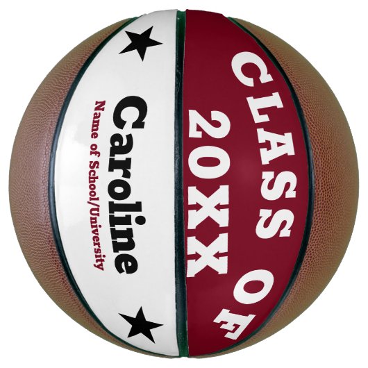 Personalisierter Abschluss Basketball (Vertikal)