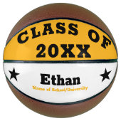 Personalisierter Abschluss Basketball (Vorderseite)