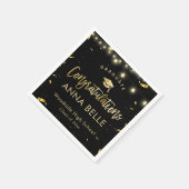 Personalisierter Abschluss Benutzerdefinierte Klas Serviette (Ecke)