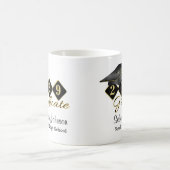 Personalisierter Abschluss Black & Gold 20XX Kaffeetasse (Mittel)