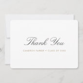 Personalisierter Abschluss Dankeskarte (Vorderseite)