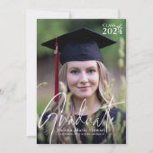 Personalisierter Abschluss der Foto-Klasse Einladung (Vorderseite)