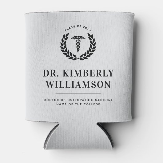 Personalisierter Abschluss der modernen Medizinsch Dosenkühler (Vorderseite)