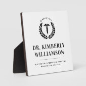 Personalisierter Abschluss der modernen Medizinsch Fotoplatte (Vorderseite)