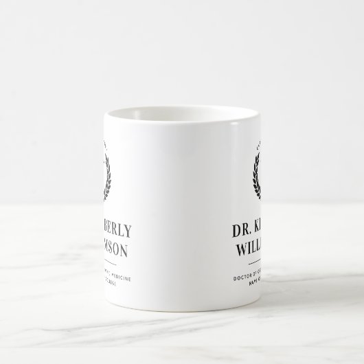 Personalisierter Abschluss der modernen Medizinsch Kaffeetasse (Mittel)