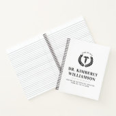 Personalisierter Abschluss der modernen Medizinsch Notizblock (Innenseite)