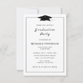 personalisierter Abschluss Einladung zu Ihren Farb (Vorderseite)