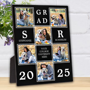 Personalisierter Abschluss Einmalige FotoCollage Fotoplatte