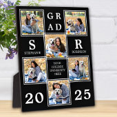 Personalisierter Abschluss Einmalige FotoCollage Fotoplatte