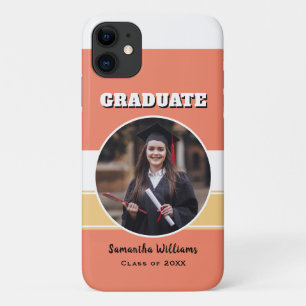 Personalisierter Abschluss Foto Moderner Chic Grad Case-Mate iPhone Hülle