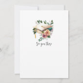 Personalisierter Abschluss für die Krankenpflege M Einladung (Rückseite)