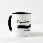Personalisierter Abschluss für Krankenschwester Tasse (Vorderseite Links)