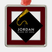 Personalisierter Abschluss - Geschenk 2023 Ornament Aus Metall (Vorne)