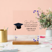 Personalisierter Abschluss Geschenk, Abschluss Pla Acrylschild (Hochzeit)