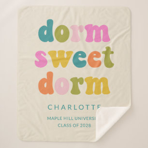 Personalisierter Abschluss-Geschenk farbenfrohe Do Sherpadecke