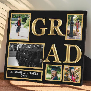 Personalisierter Abschluss Geschenk Foto Collage P Fotoplatte