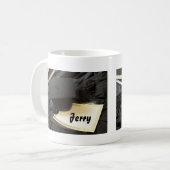 Personalisierter Abschluss Geschenk Idee Kaffee Ta Kaffeetasse (Vorderseite Links)