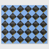 Personalisierter Abschluss Geschenkpapier (Flach)