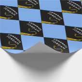 Personalisierter Abschluss Geschenkpapier (Ecke)