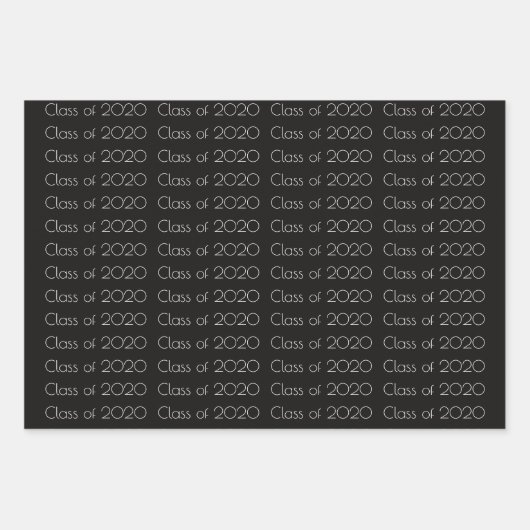 Personalisierter Abschluss Geschenkpapier Set (Vorderseite 3)