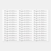 Personalisierter Abschluss Geschenkpapier Set (Vorderseite 2)