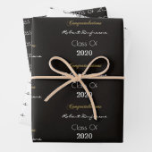 Personalisierter Abschluss Geschenkpapier Set (Beispiel)