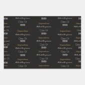 Personalisierter Abschluss Geschenkpapier Set (Vorderseite)