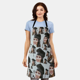 Personalisierter Abschluss Gewittertes Foto Gefech Schürze