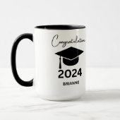 PERSONALISIERTER ABSCHLUSS KAFFE TASSE (Links)