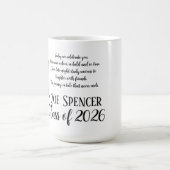 Personalisierter Abschluss-Kaffeebecher Kaffeetasse (Mittel)