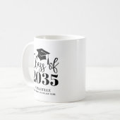 Personalisierter Abschluss Kaffeetasse (Vorderseite Links)