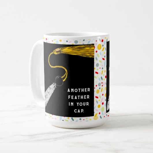 Personalisierter Abschluss Kaffeetasse (Vorderseite Links)