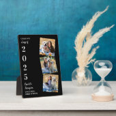 Personalisierter Abschluss Keepake FotoCollage Fotoplatte (Seite)