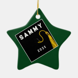 Personalisierter Abschluss Keepake-Geschenk Keramik Ornament