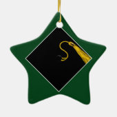 Personalisierter Abschluss Keepake-Geschenk Keramik Ornament (Hinten)