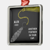 Personalisierter Abschluss Keepake-Geschenk Ornament Aus Metall (Links)