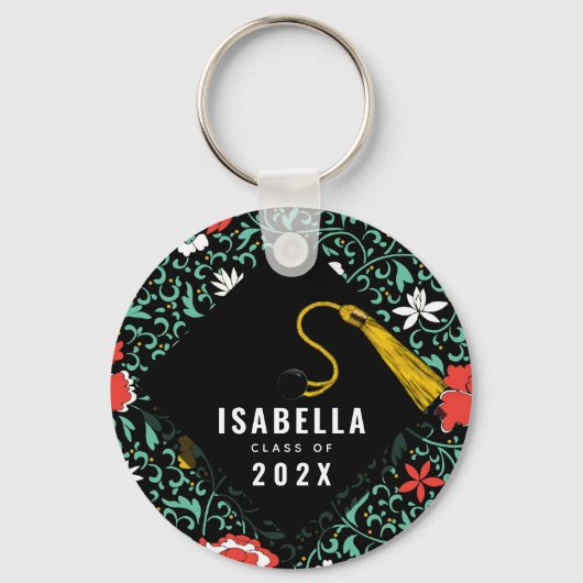 Personalisierter Abschluss Keepake-Geschenk Schlüsselanhänger (Vorderseite)