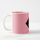 Personalisierter Abschluss Keepake-Geschenk Zweifarbige Tasse (Links)