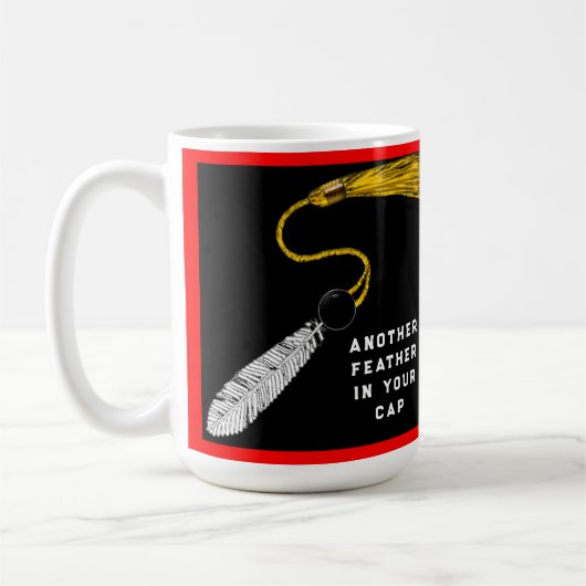 Personalisierter Abschluss Keepake Kaffeetasse (Links)