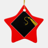 Personalisierter Abschluss Keepake Keramik Orna Keramik Ornament (Hinten)