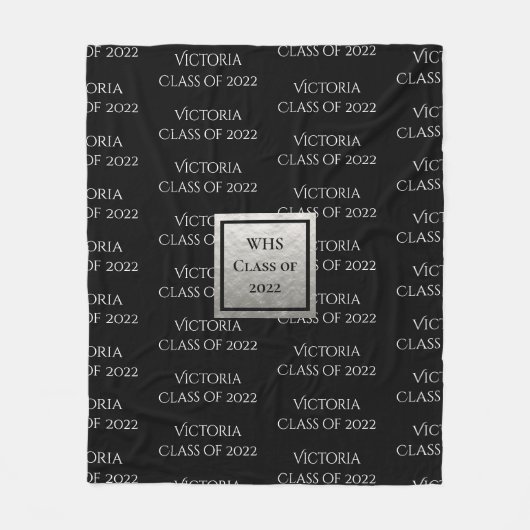 Personalisierter Abschluss Keepake-Klasse des Datu Fleecedecke (Vorderseite)