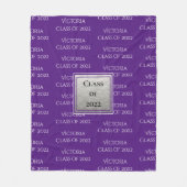 Personalisierter Abschluss: Keepake-Klasse im Jahr Fleecedecke (Vorderseite)