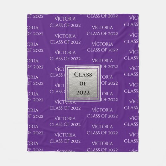 Personalisierter Abschluss: Keepake-Klasse im Jahr Fleecedecke (Vorderseite)